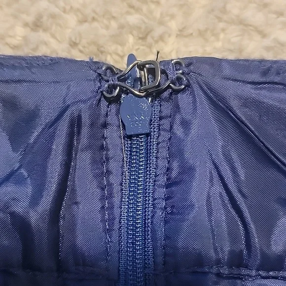 Vtg Y2K Gap Skirt Blue Plaid Wool Blend Mini School Tartan - Picture 5 of 5